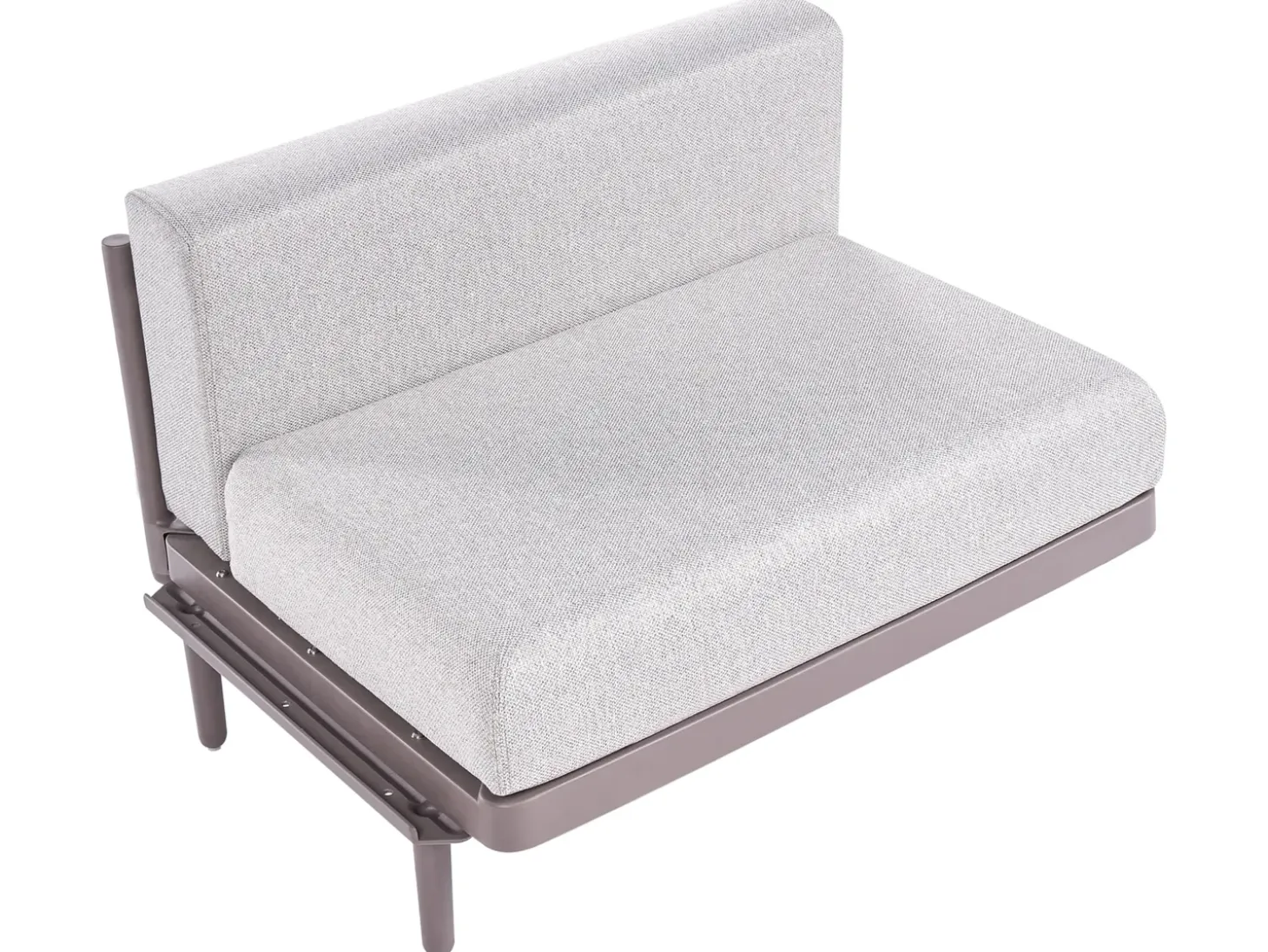 Midtersektion til havesofa FERRETTI Brungrå