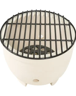Mini-grill med trækul KAMADO Keramik Blå