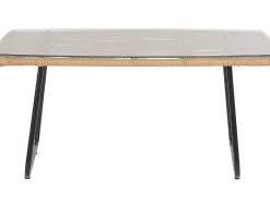 MINORI 4 personers Loungesæt med bord Beige PE-rattan