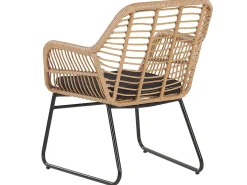 MINORI 4 personers Loungesæt med bord Beige PE-rattan