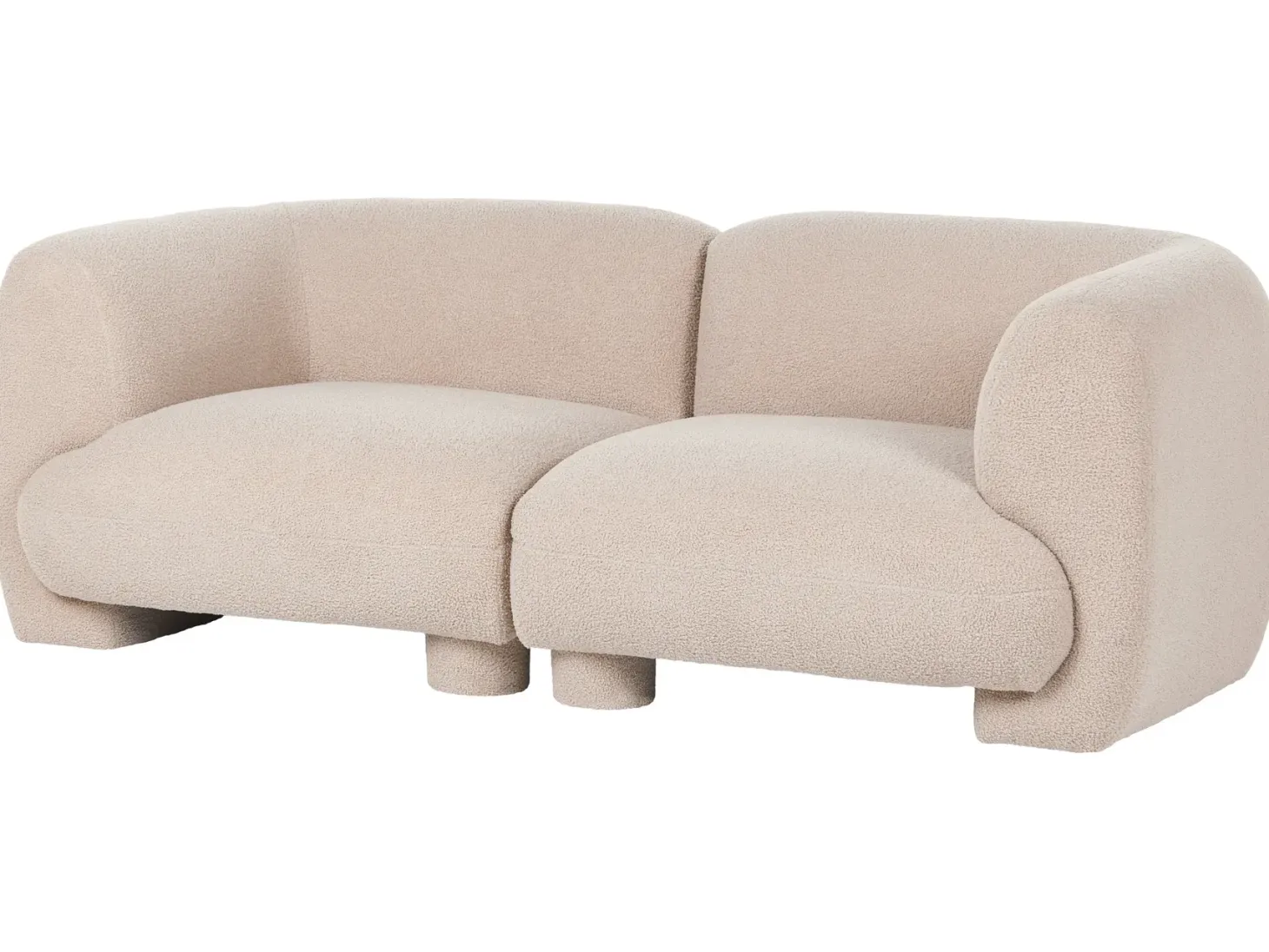 MJALBI 2 personers Modulsofa Beige Boucle