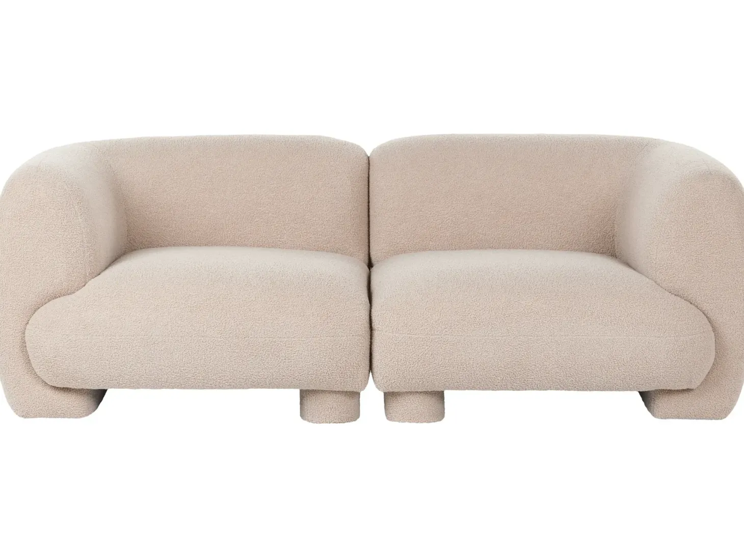 MJALBI 2 personers Modulsofa Beige Boucle