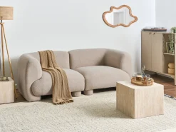 MJALBI 2 personers Modulsofa Beige Boucle