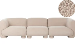 MJALBI 3 personers Modulsofa Beige Boucle