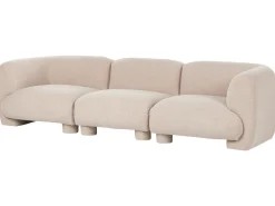 MJALBI 3 personers Modulsofa Beige Boucle