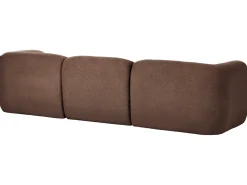 MJALBI 3 personers Modulsofa Brun Boucle