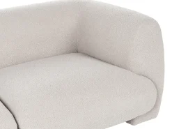 MJALBI 2 personers Modulsofa Cremehvid Boucle