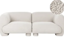MJALBI 2 personers Modulsofa Cremehvid Boucle
