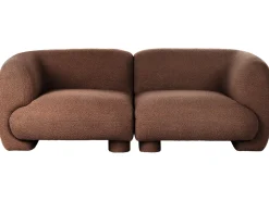 MJALBI 4 personers Modulsofasæt Brun Boucle