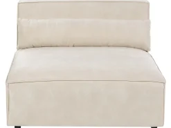 Modulsofa 2 personers HELLNAR Velour Lys Beige