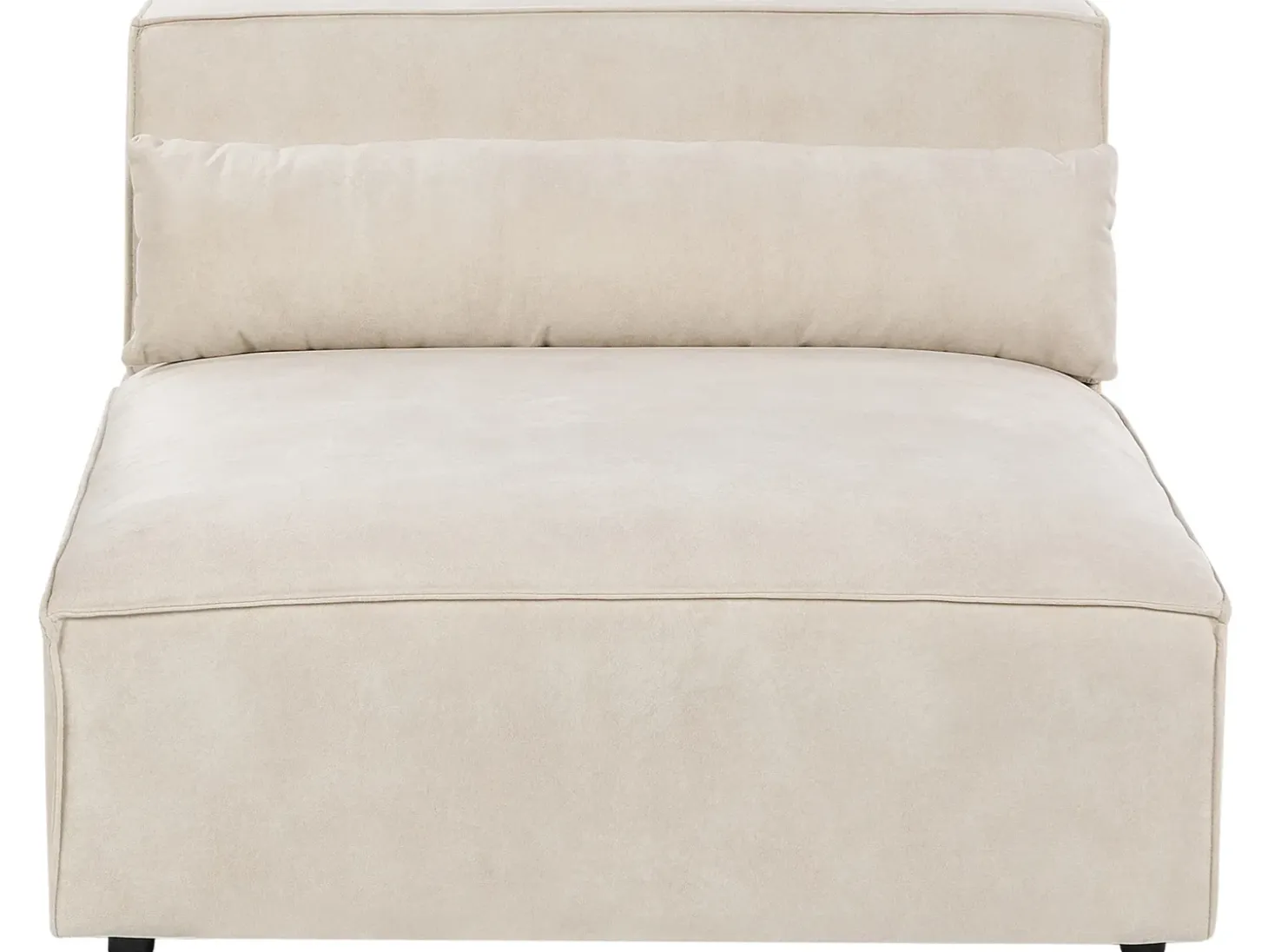 Modulsofa 2 personers HELLNAR Velour Lys Beige