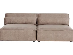 Modulsofa 2 personers HELLNAR Lysebrun