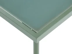 MOLVENO 4 personers Loungesæt med bord Beige/Grøn Metal