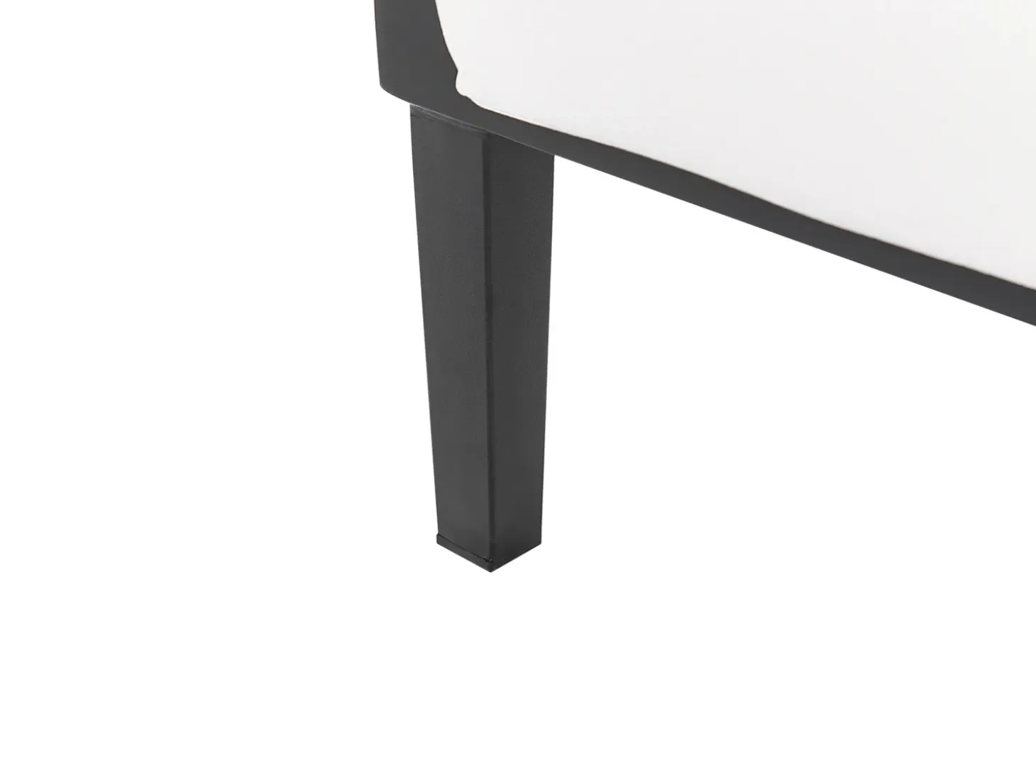 MONTEFALCO 4 personers Loungesæt med bord Hvid Metal