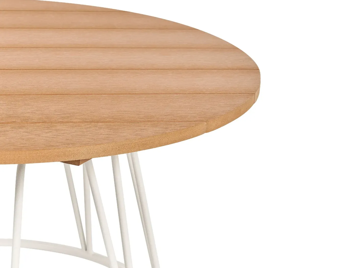 MONTESILVANO 4 personers Loungesæt med bord Lys Beige Metal