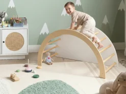 Multifunktionel klatrebue NIMBIN Fyretræ Lysebrun Montessori
