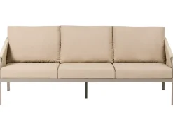 MURATO 5 personers Loungesæt med bord Beige Metal