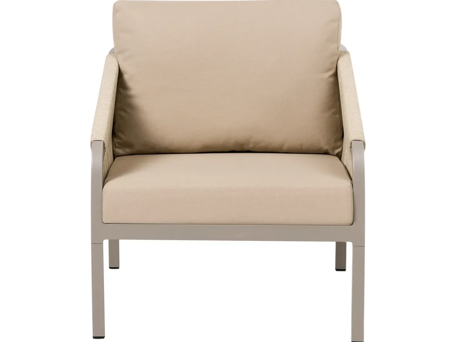 MURATO 5 personers Loungesæt med bord Beige Metal