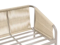 MURATO 5 personers Loungesæt med bord Beige Metal
