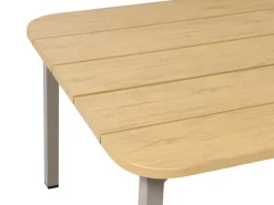 MURATO 5 personers Loungesæt med bord Beige Metal