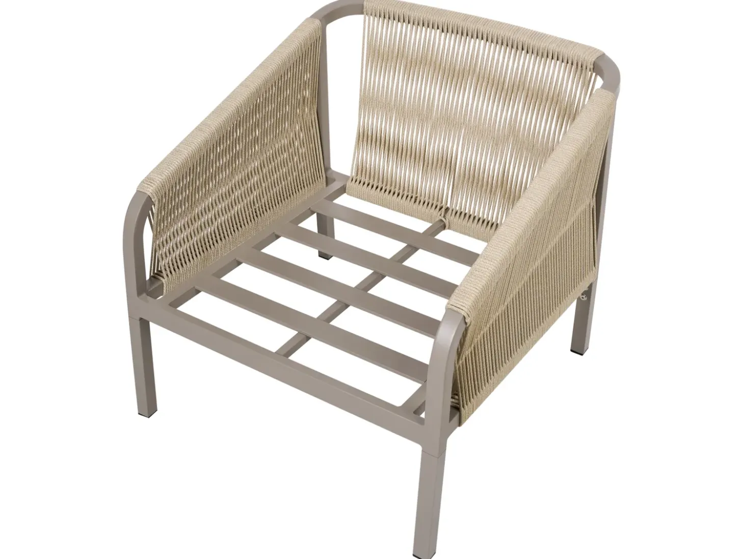 MURATO 5 personers Loungesæt med bord Beige Metal