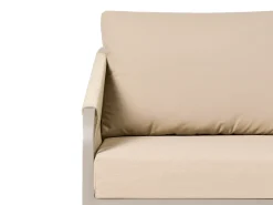 MURATO 5 personers Loungesæt med bord Beige Metal
