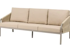 MURATO 5 personers Loungesæt med bord Beige Metal