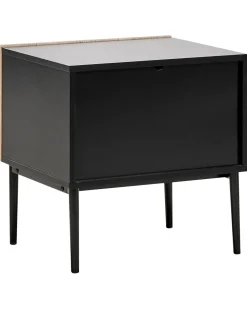Natbord BLYTHE Naturlig ask Sort