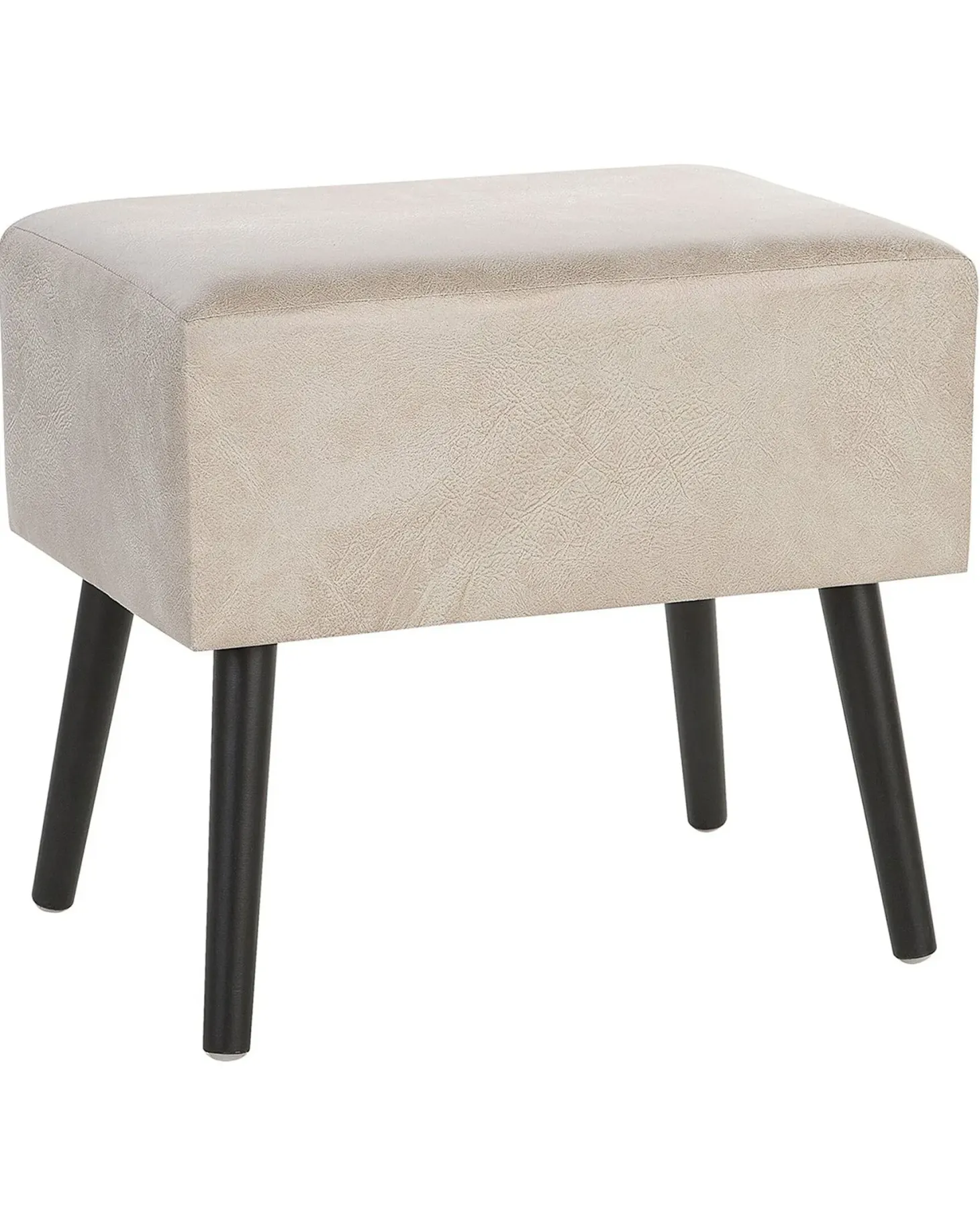 Natbord med 1 skuffe EUROSTAR Kunstlæder Beige