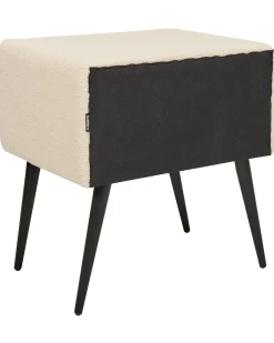 Natbord med 1 skuffe FLAYAT Boucle Beige