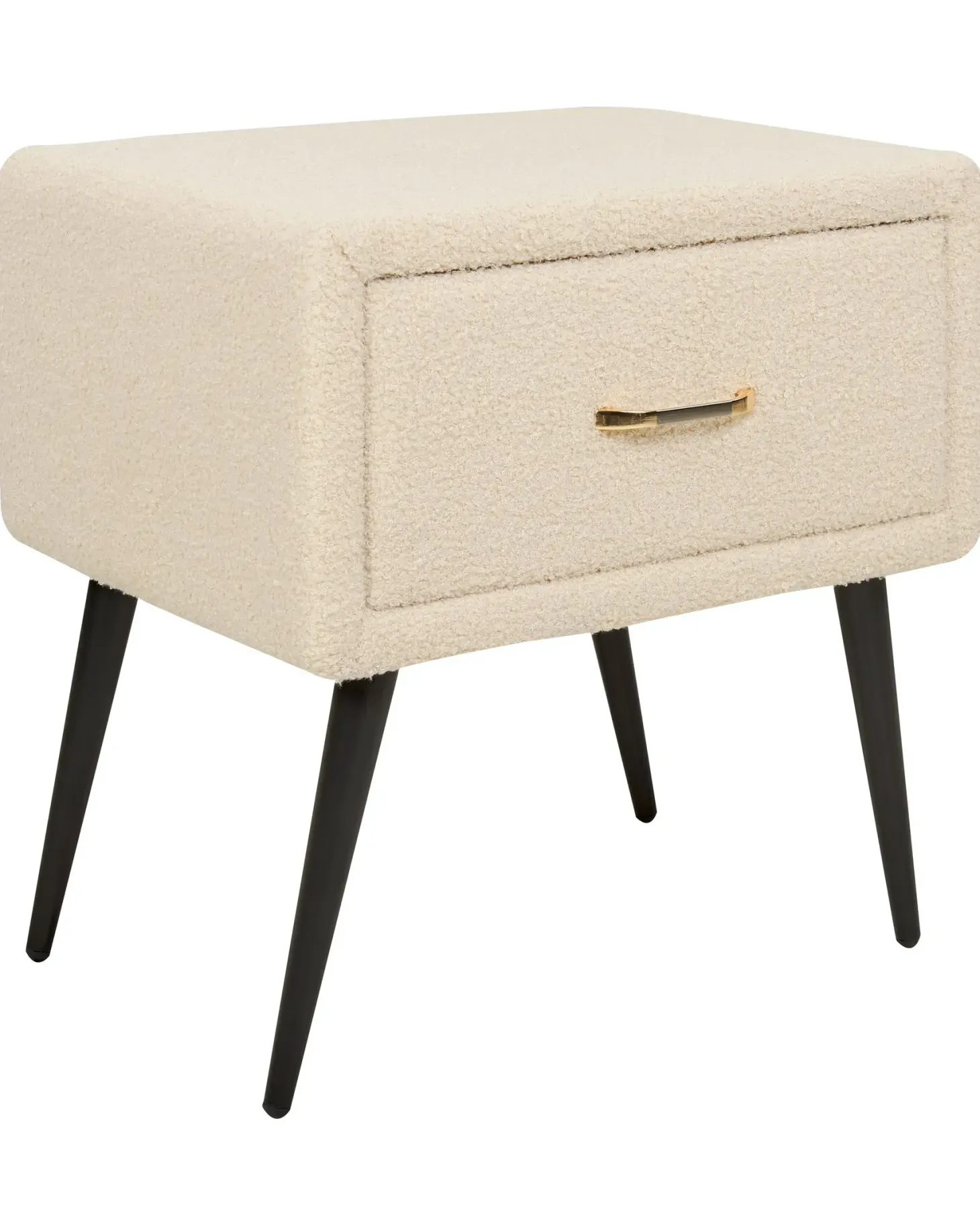 Natbord med 1 skuffe FLAYAT Boucle Beige