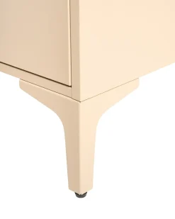 Natbord med 2 skuffer ARDURA Metal Beige
