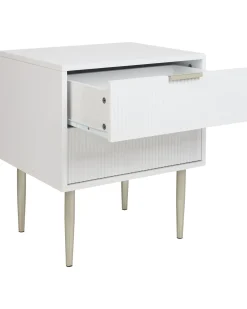 Natbord med 2 skuffer SOHO Hvid