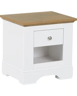 Natbord med 1 skuffe WINGLAY Hvid