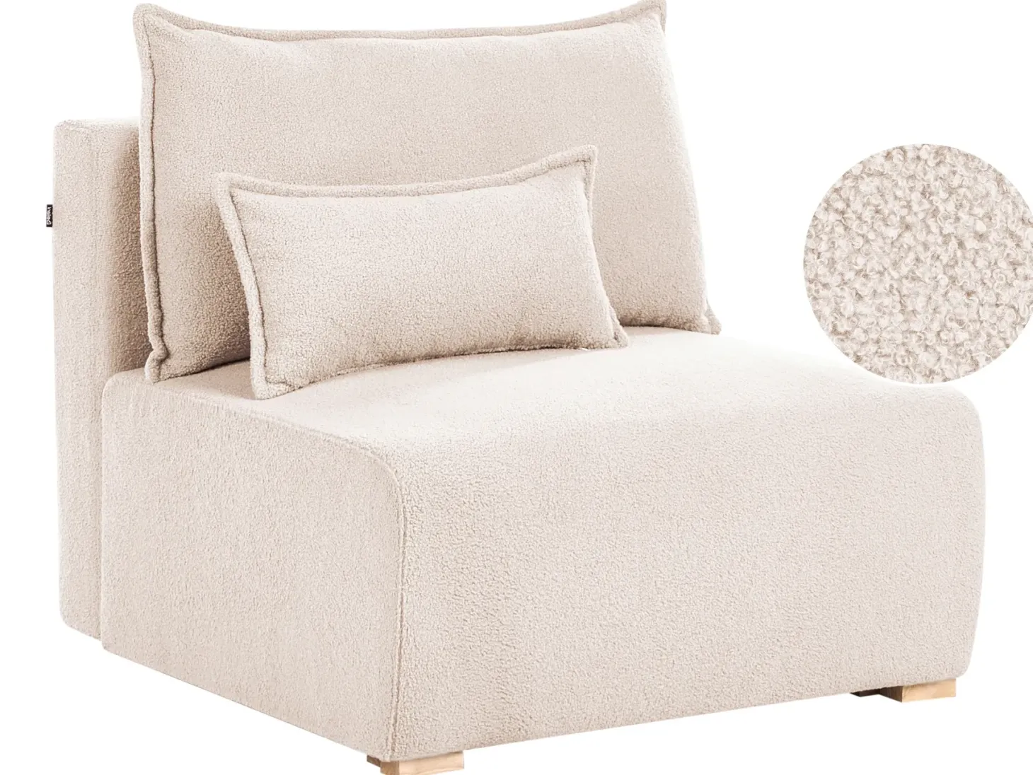 NERBO Stol Modul Beige Boucle