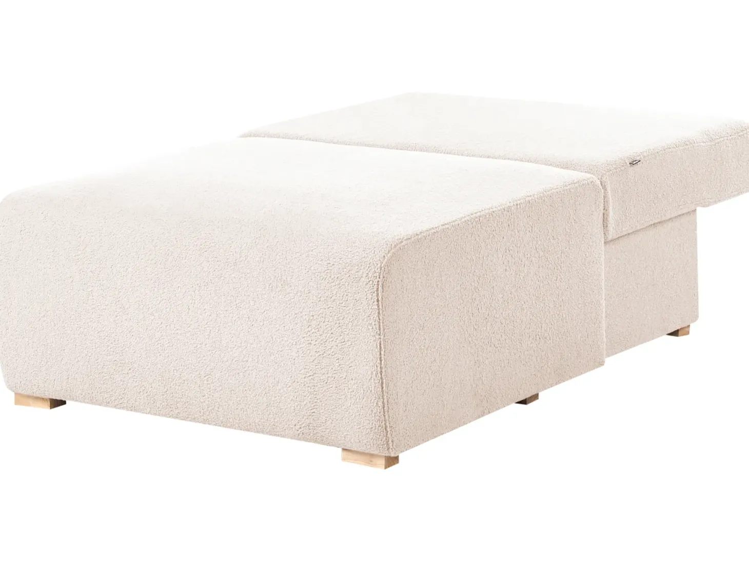NERBO U-formet modulsofa Beige Boucle