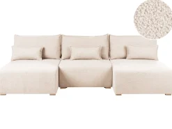 NERBO U-formet modulsofa Beige Boucle