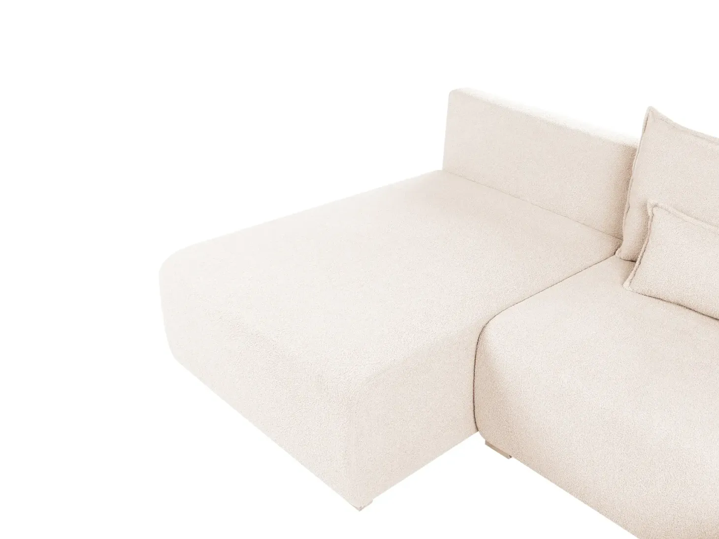 NERBO U-formet modulsofa Beige Boucle