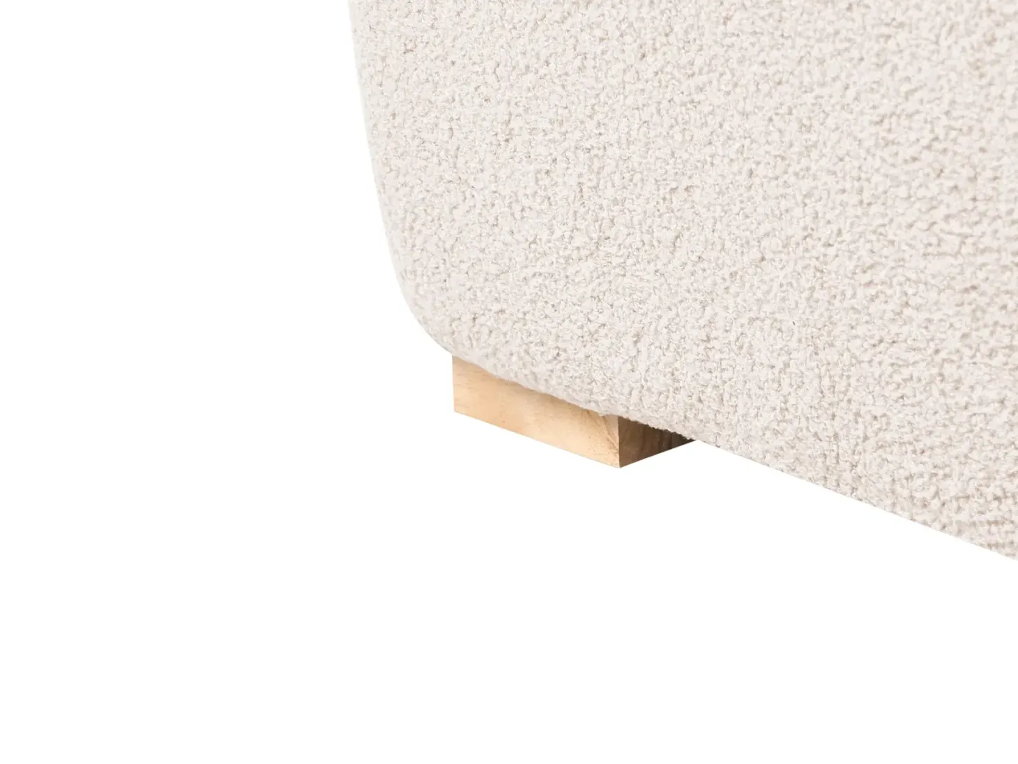 NERBO U-formet modulsofa Beige Boucle