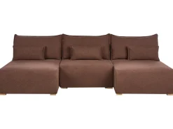NERBO U-formet modulsofa Brun Boucle