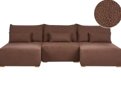 NERBO U-formet modulsofa Brun Boucle