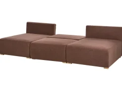 NERBO U-formet modulsofa Brun Boucle