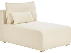 NERBO U-formet modulsofa Cremehvid Boucle