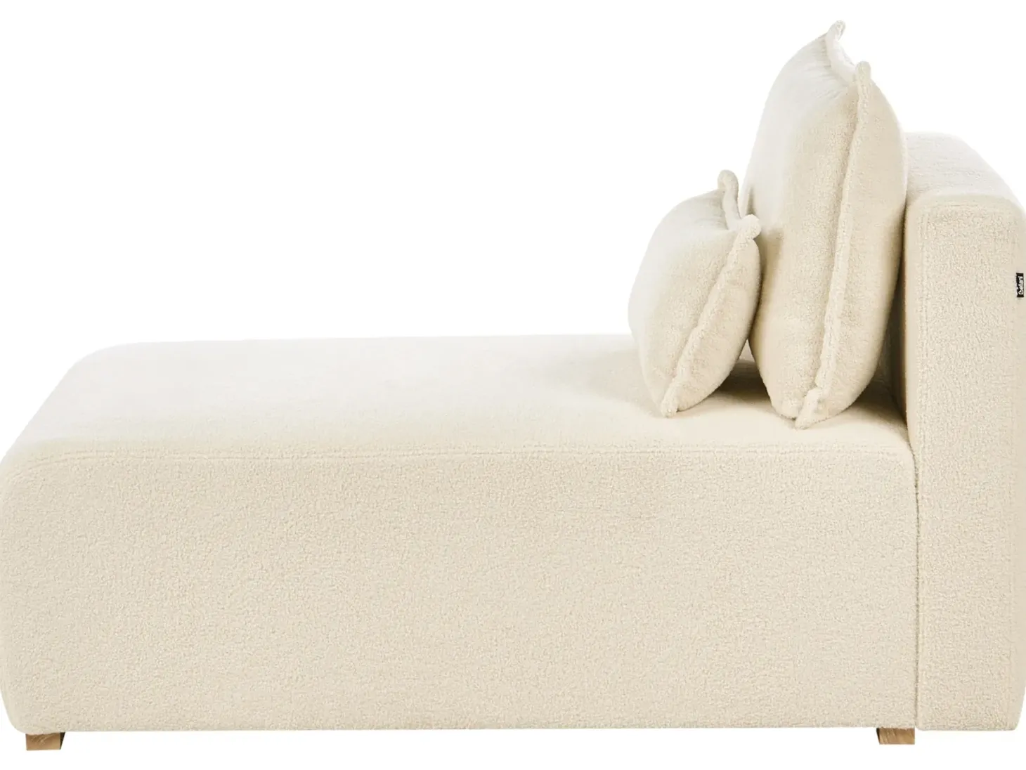 NERBO U-formet modulsofa Cremehvid Boucle