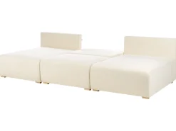 NERBO U-formet modulsofa Cremehvid Boucle