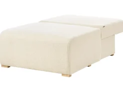NERBO U-formet modulsofa Cremehvid Boucle