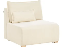 NERBO U-formet modulsofa Cremehvid Boucle
