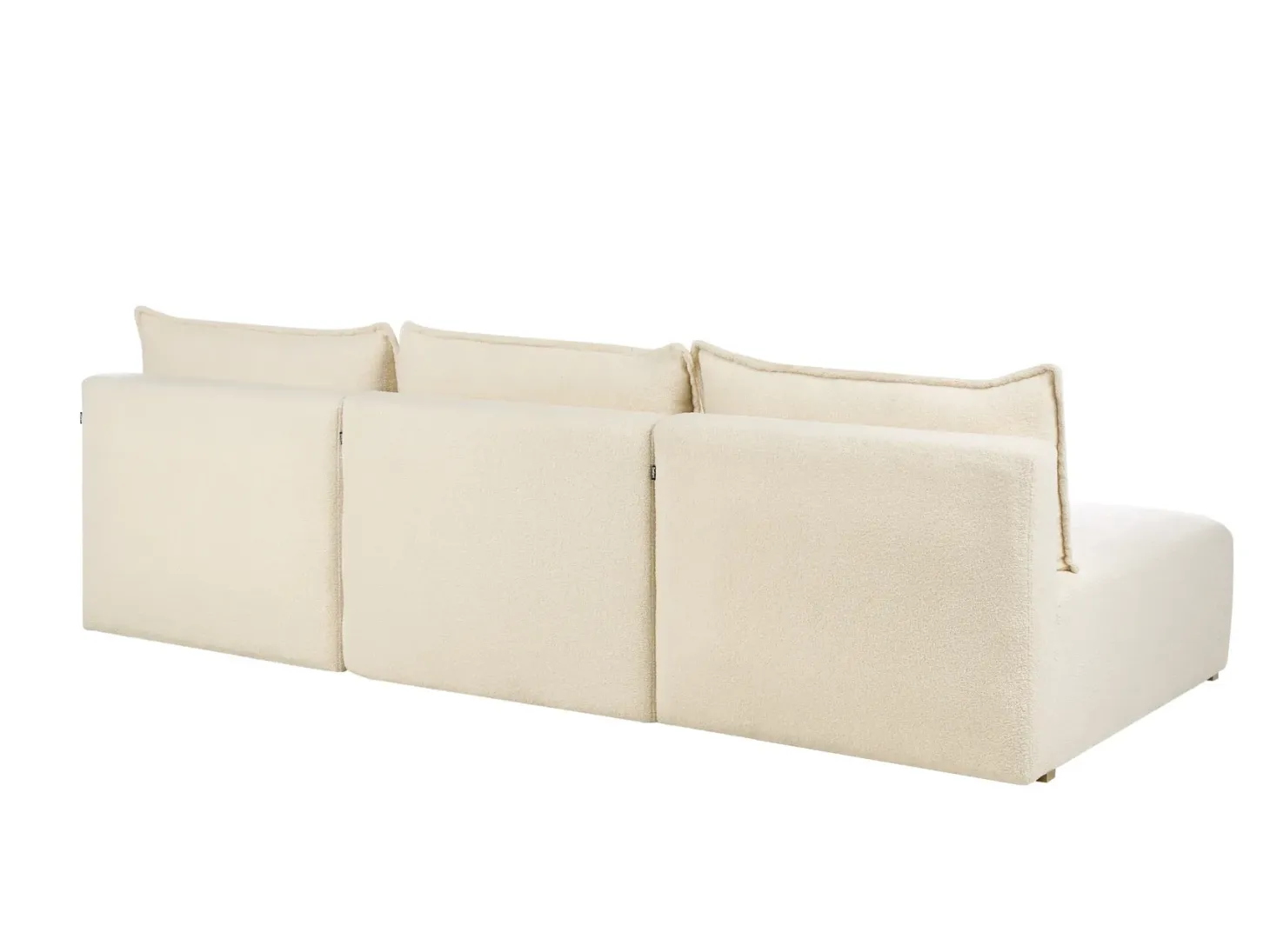 NERBO U-formet modulsofa Cremehvid Boucle
