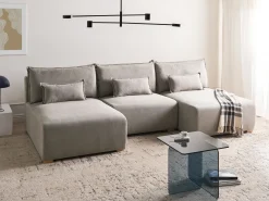 NERBO U-formet modulsofa Grå