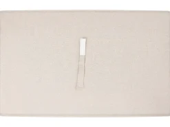NOCI 2 personers Loungesæt med bord og fodskammel Beige Metal